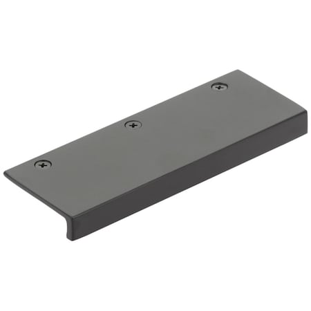 Vecindario 4.5 in. Rustic Modern Center to Center Edge Cabinet Pull, Flat Black VE3250757